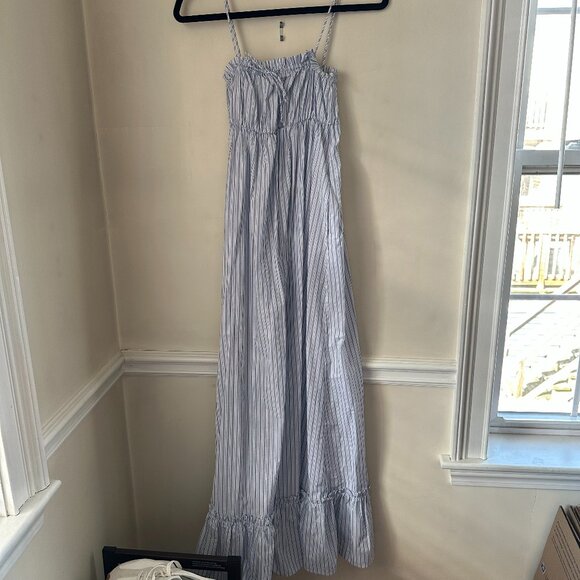 De Rococo Ruffled Poplin Maxi Dress - Picture 5 of 6